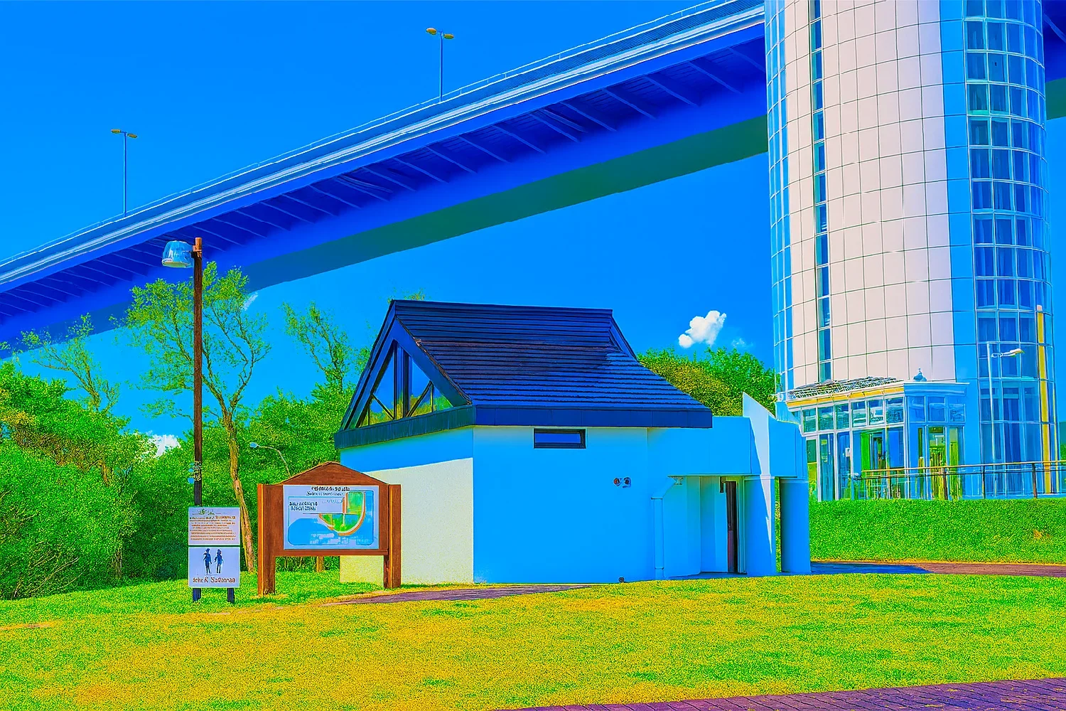 若洲海浜公園のトイレ