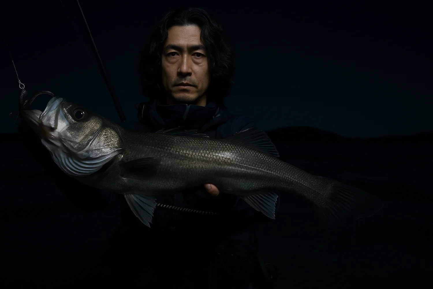 浜名湖でシーバスを釣る岸本