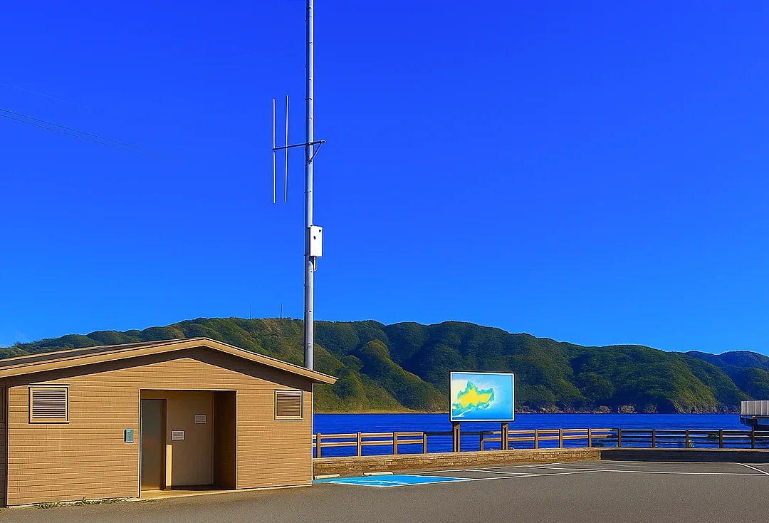由良海つり公園トイレ&駐車場