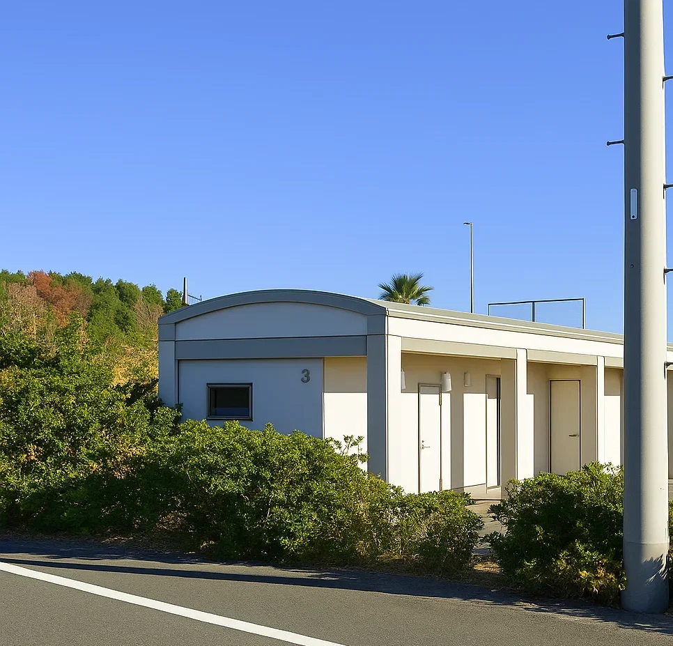 福田漁港のトイレ