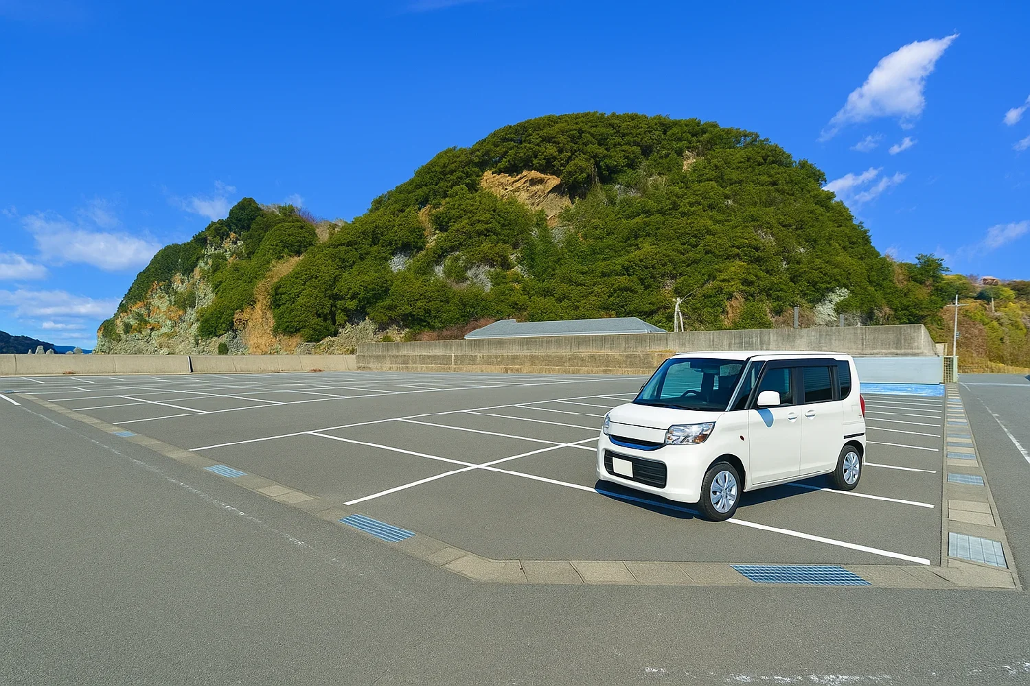 雑賀崎漁港の駐車場
