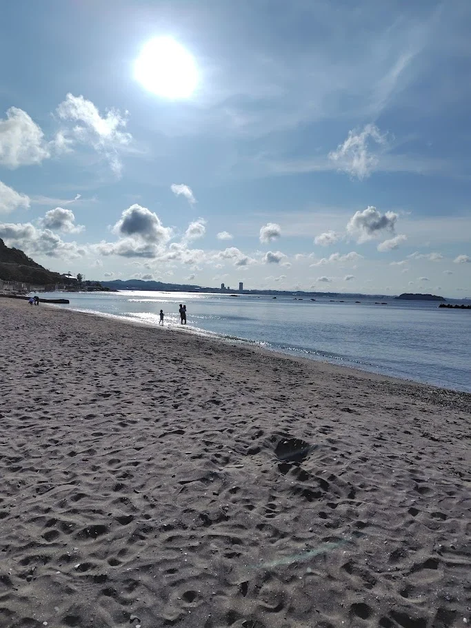走水海岸の様子