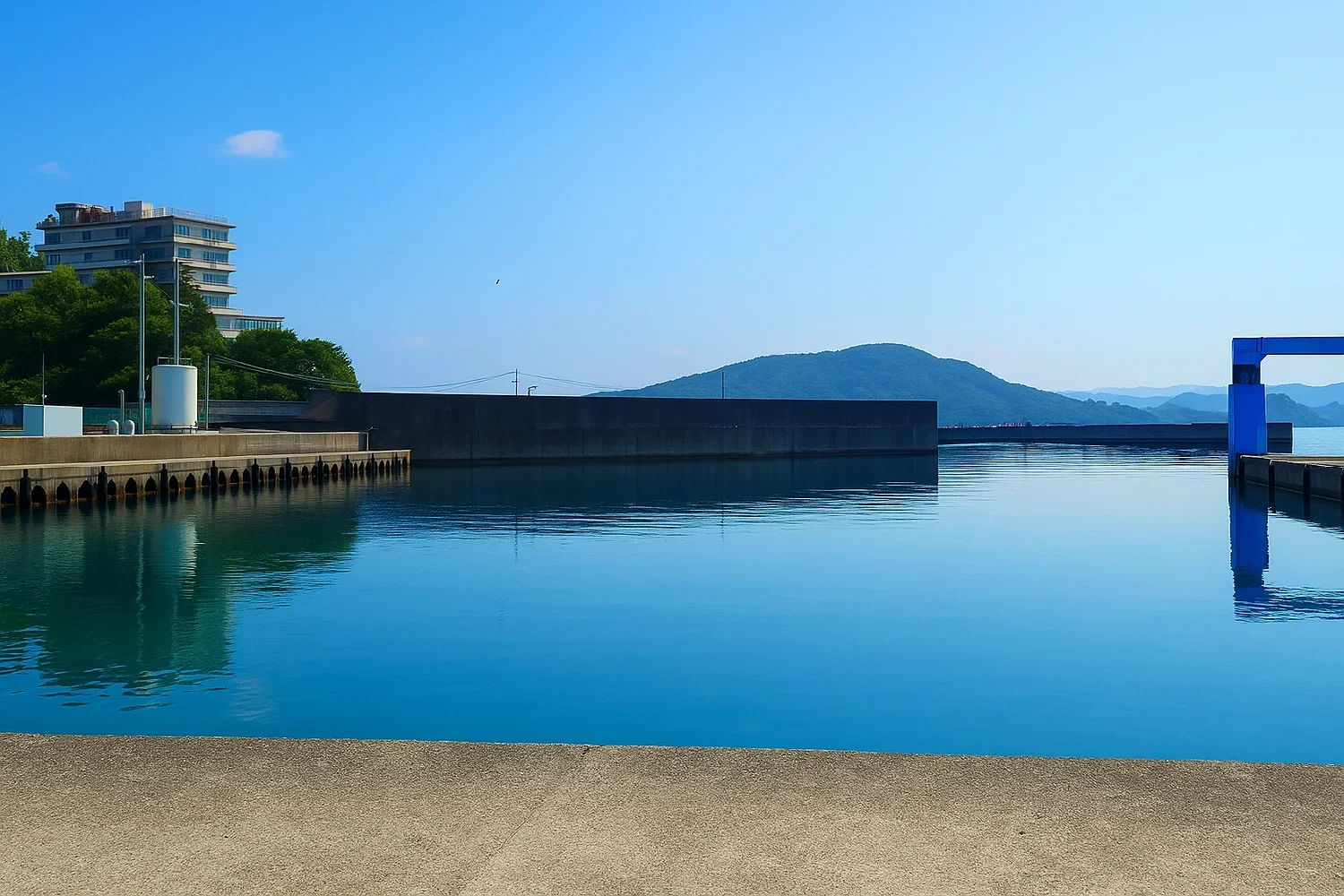 田ノ浦漁港港内の様子