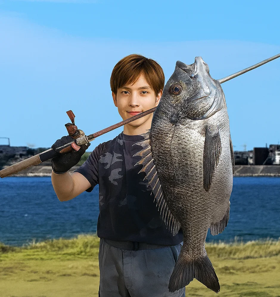 江の川河口でチヌを釣る久良木