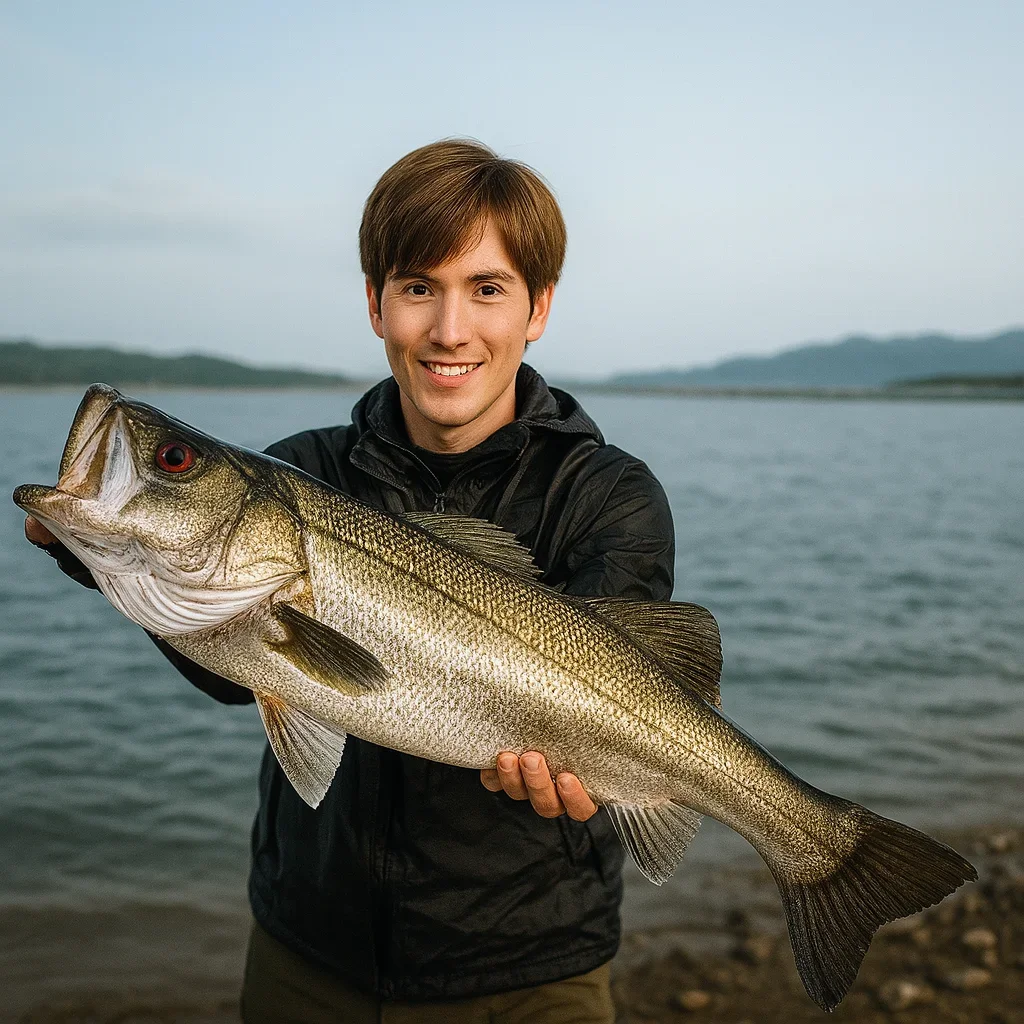 百間川でシーバスを釣る久良木