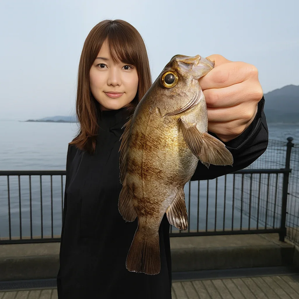 阿品護岸でメバルを釣る山際