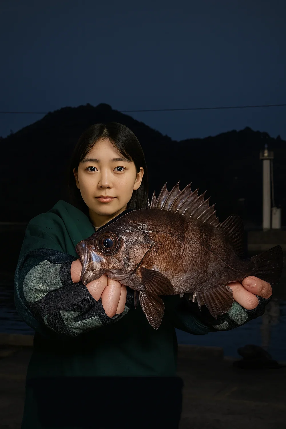 大崎下島でメバルを釣る
