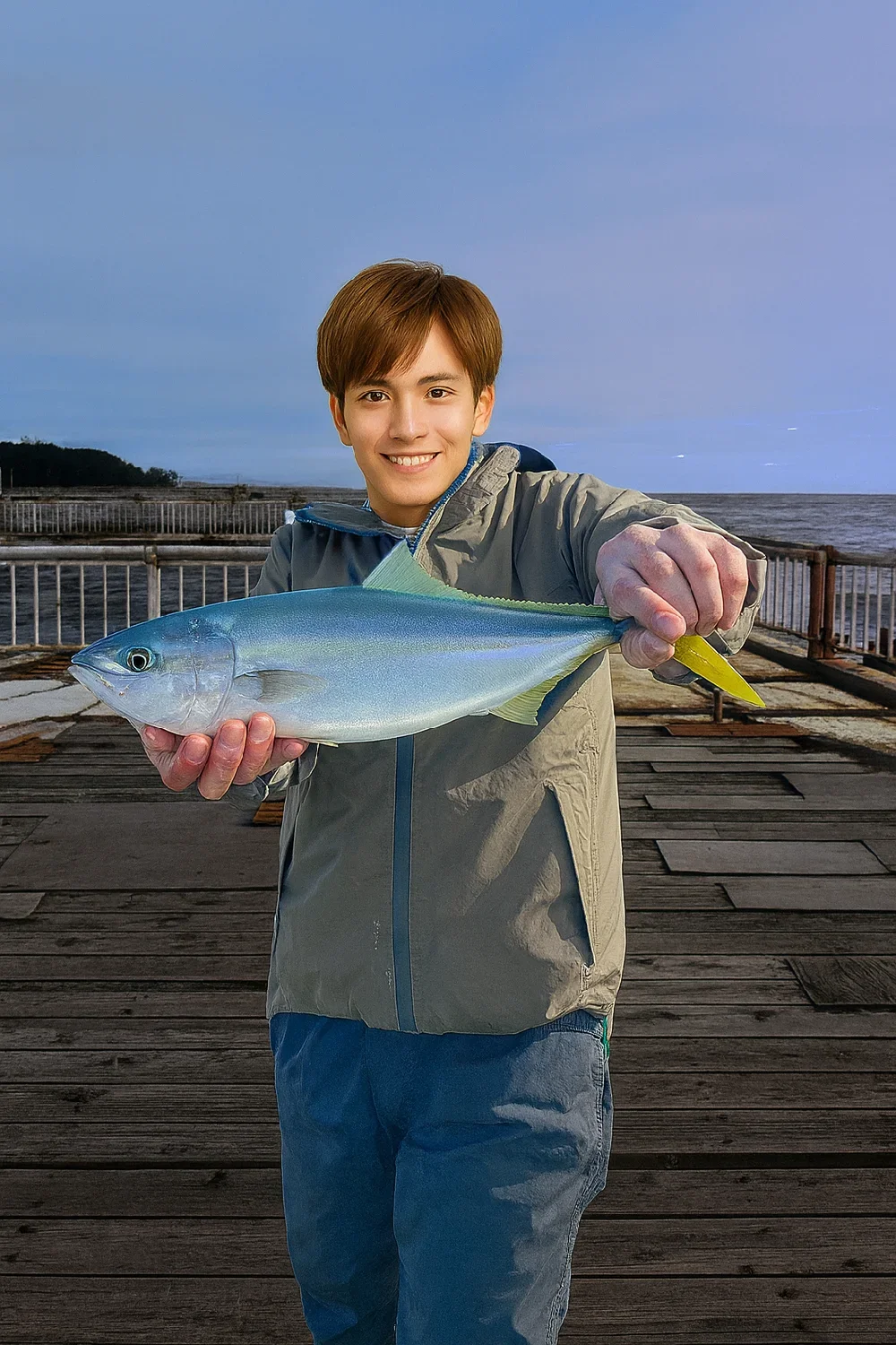 石田フィッシャリーナでフクラギの釣果を得た久良木
