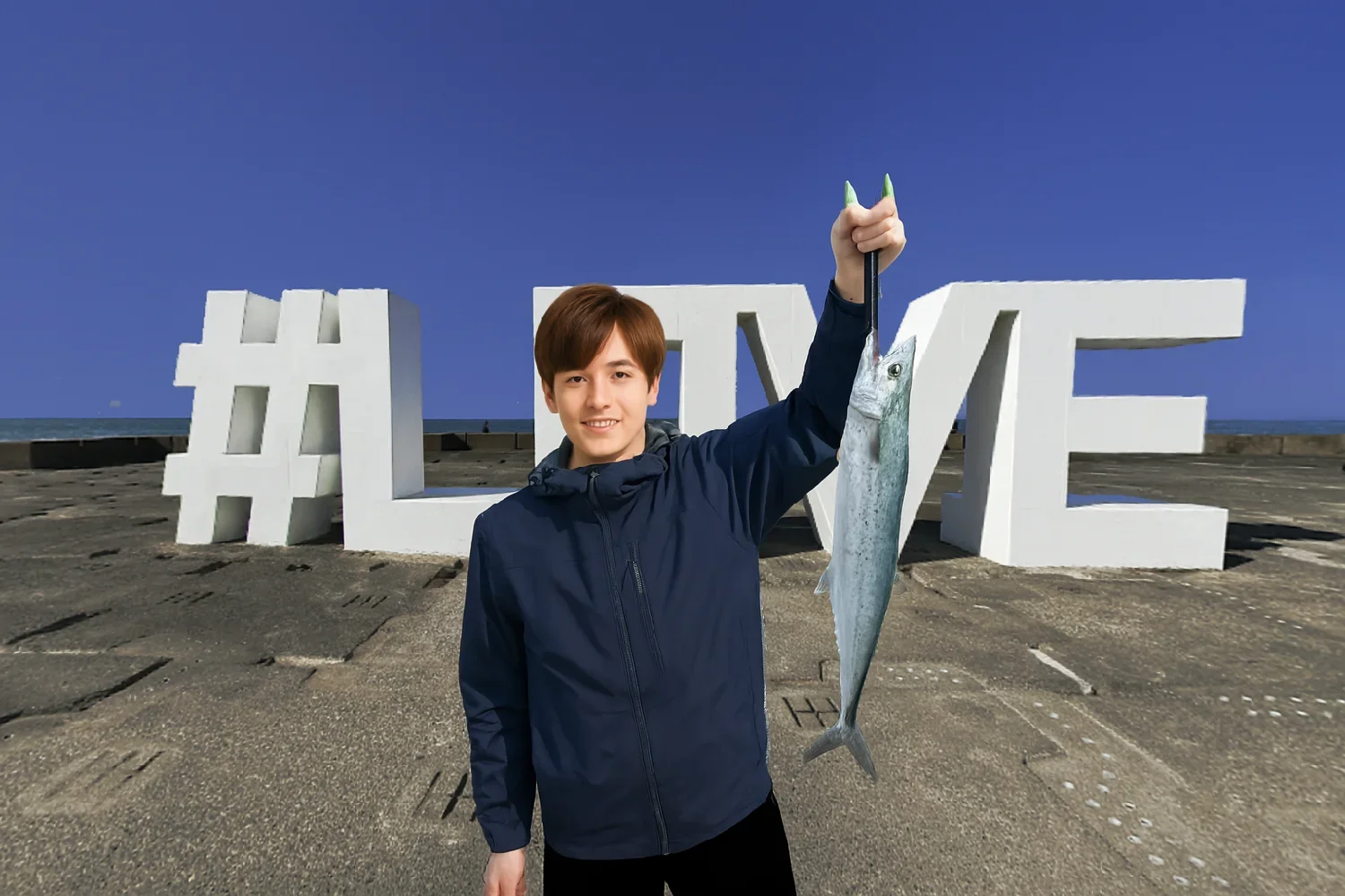 徳光海岸海上ひろばでサゴシの釣果を得た久良木