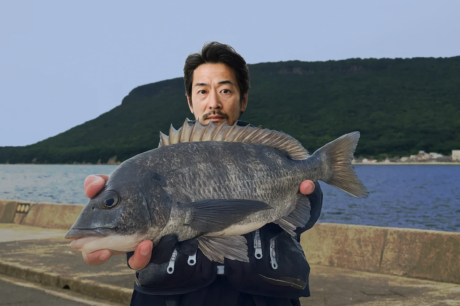 G地区でチヌの釣果を得た佐々木