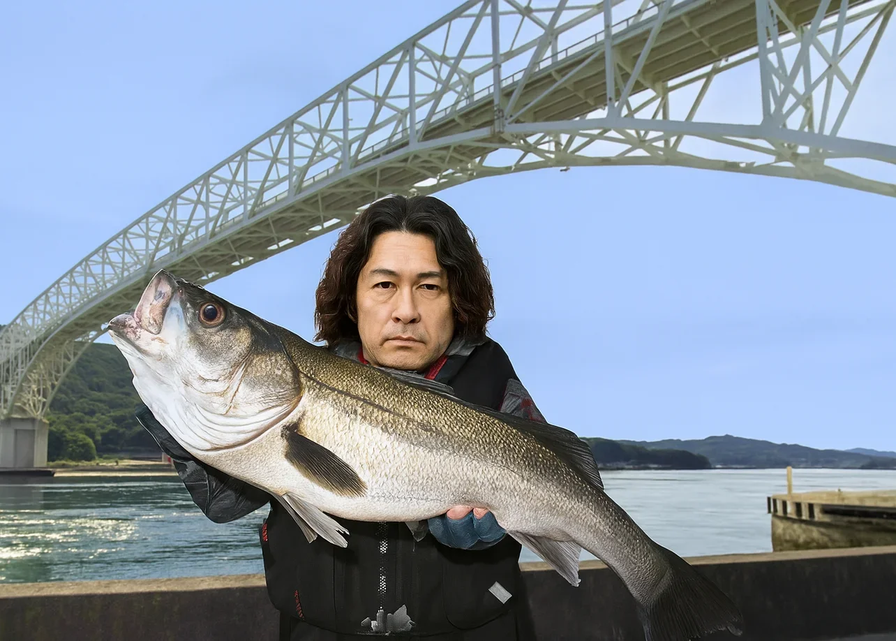 倉橋島でシーバスを釣る岸本