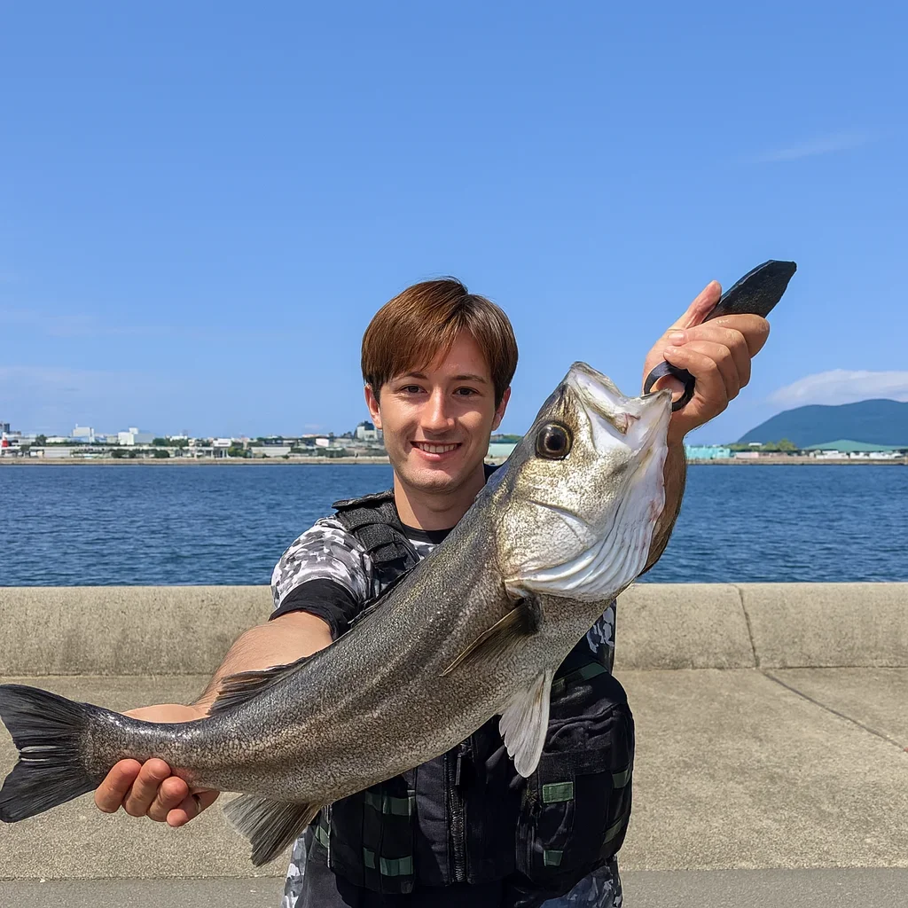 G地区でシーバスの釣果を得た久良木