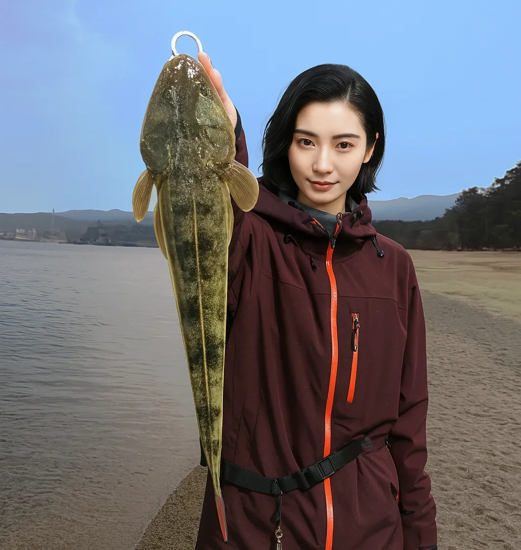 気比の松原でマゴチの釣果を得た八重田