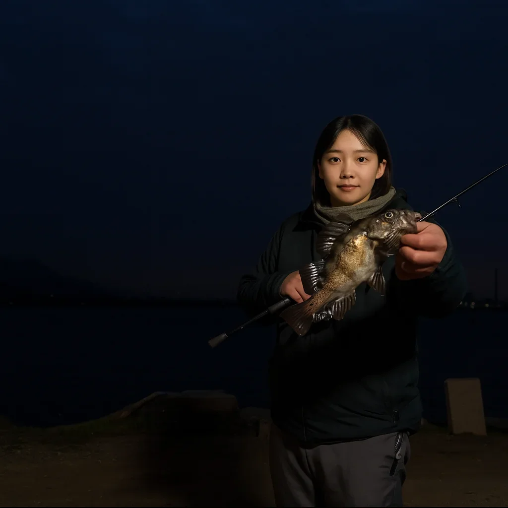 彦島でメバルを釣る森永
