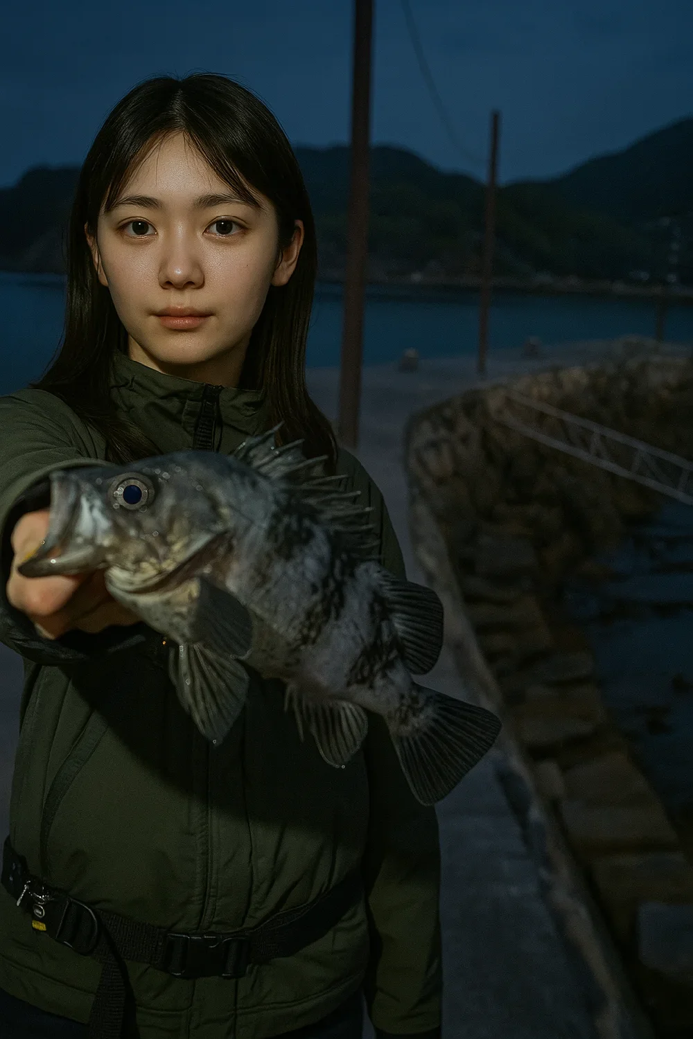 周防大島でメバルを釣る森永
