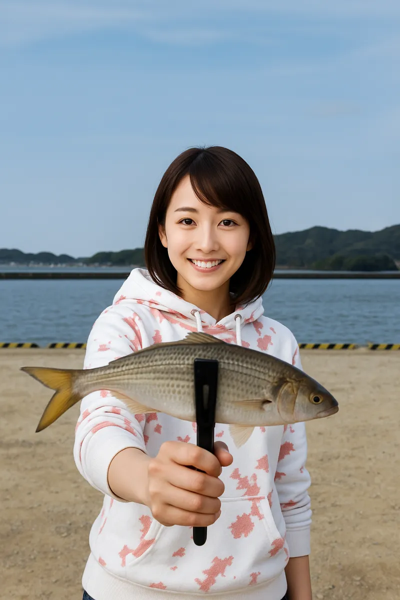 いまり夢みさき公園でコノシロの釣果を得た西岡.webp