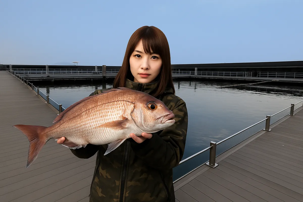 うみんぐ大島でマダイの釣果を得た山際.webp