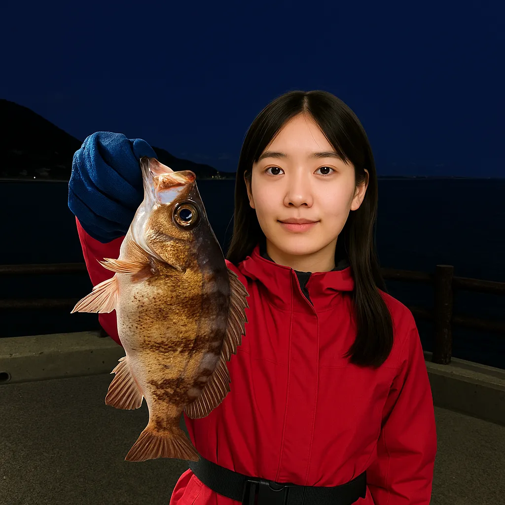 めかり公園でメバルの釣果を得た森永.webp