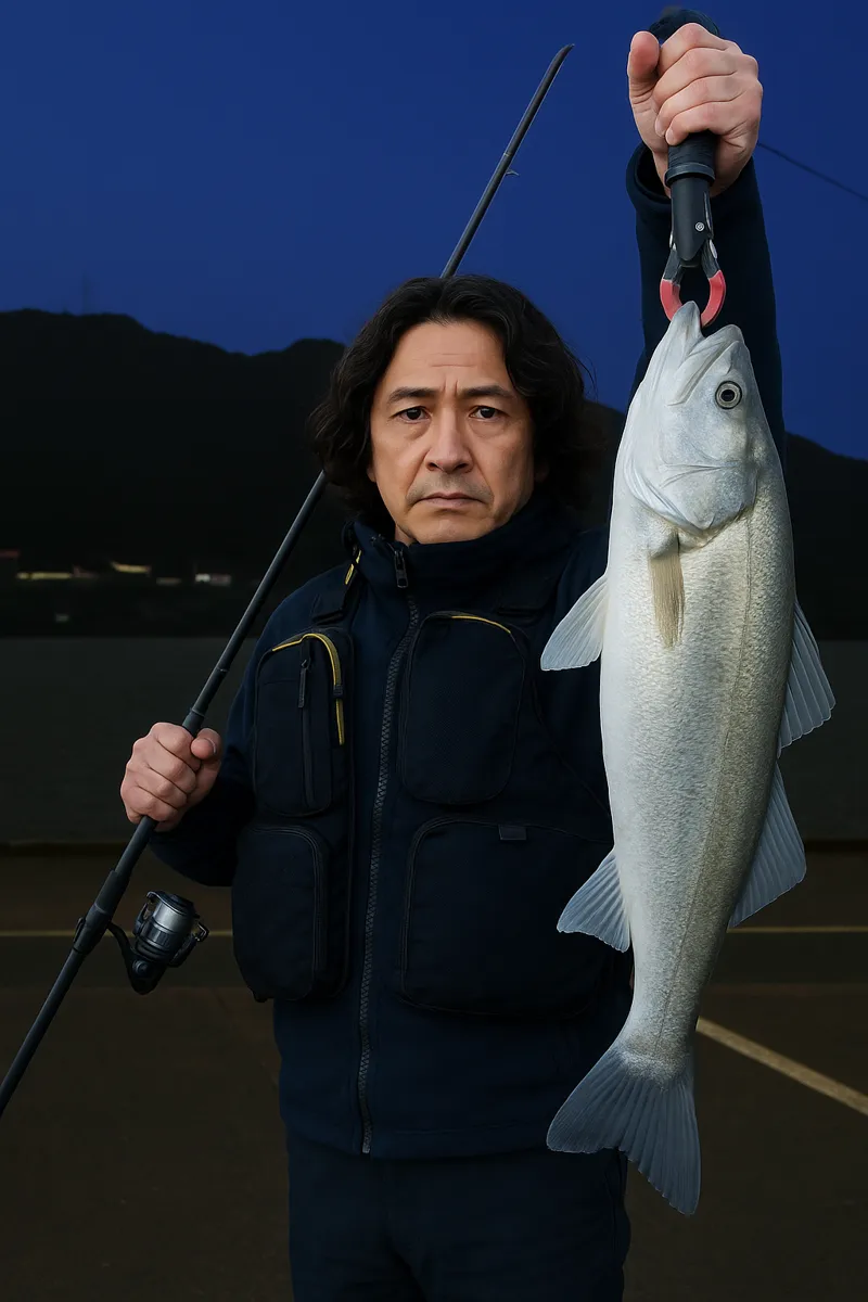 タナスカでシーバスの釣果を得た岸本.webp