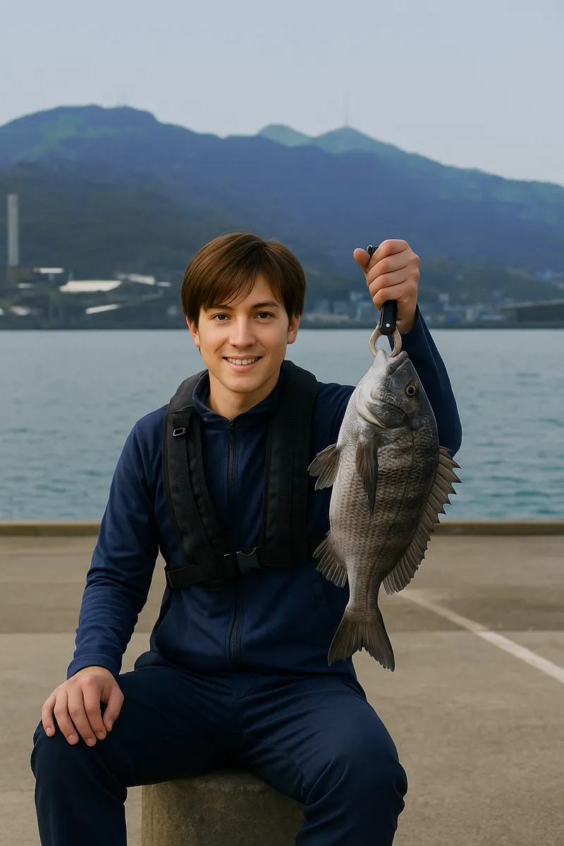 タナスカでチヌの釣果を得た久良木.webp