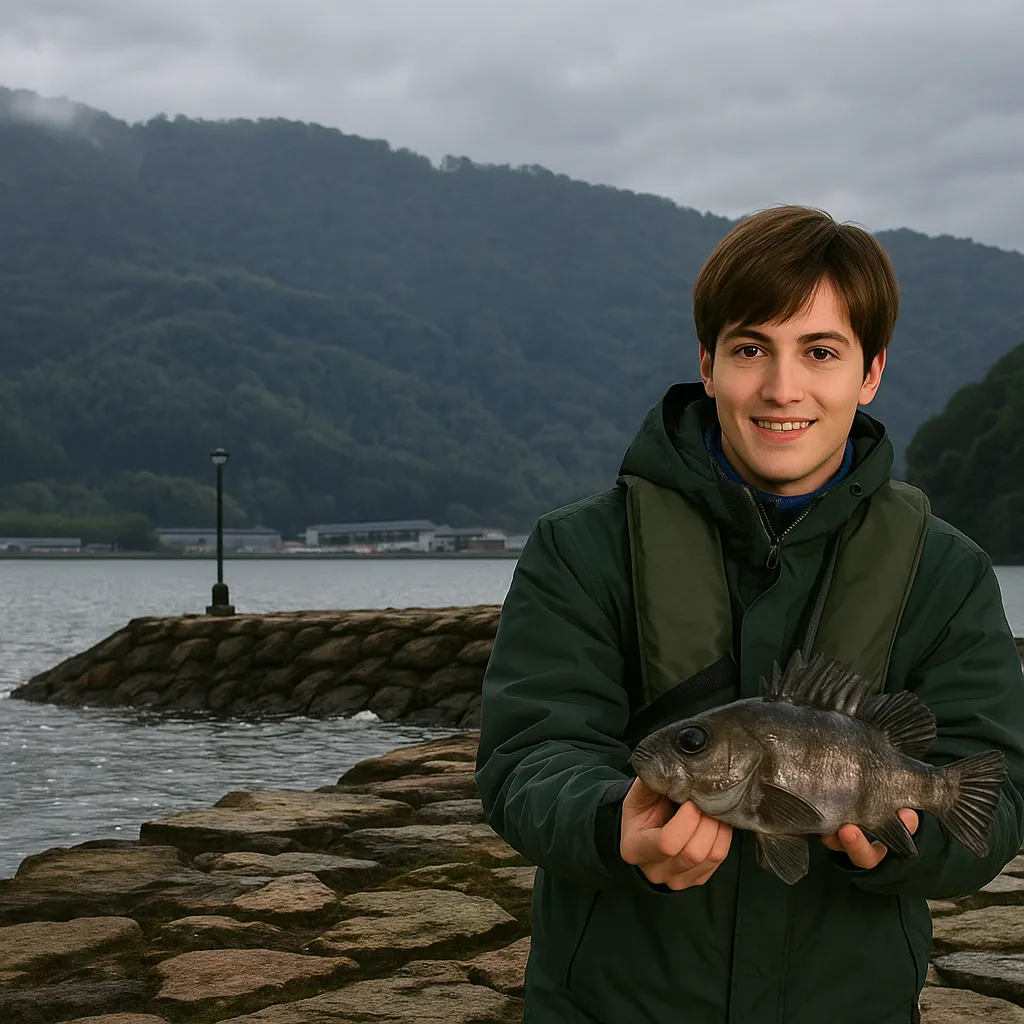 二間戸港でメバルの釣果を得た久良木.webp