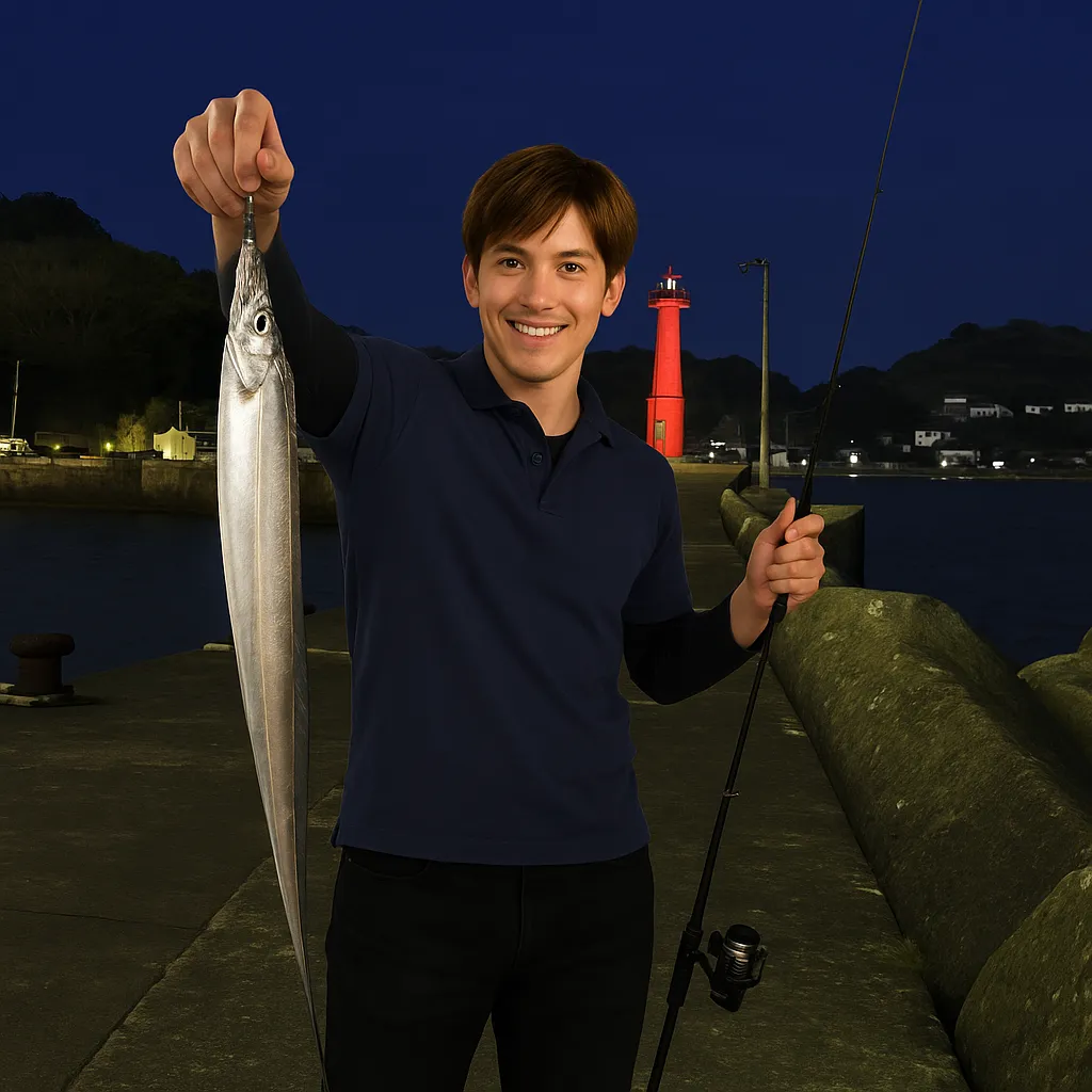 京泊漁港.でタチウオの釣果を得た久良木.webp