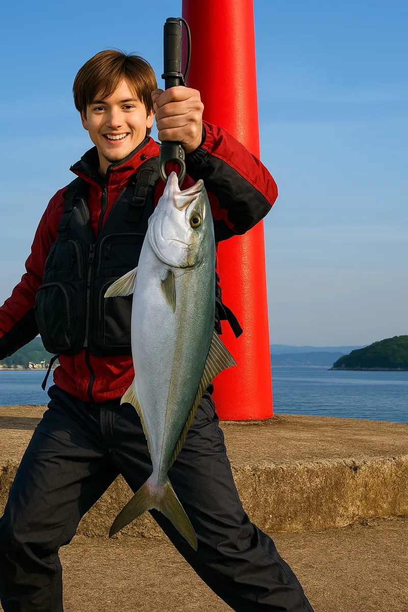 伊王島でショアジギングの釣果を得た久良木.webp