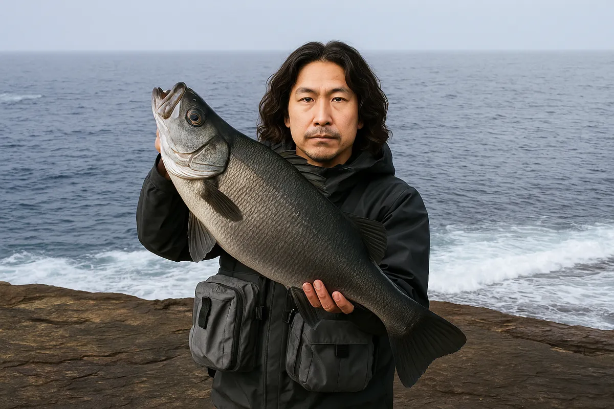 伊王島でヒラスズキの釣果を得た岸本.webp
