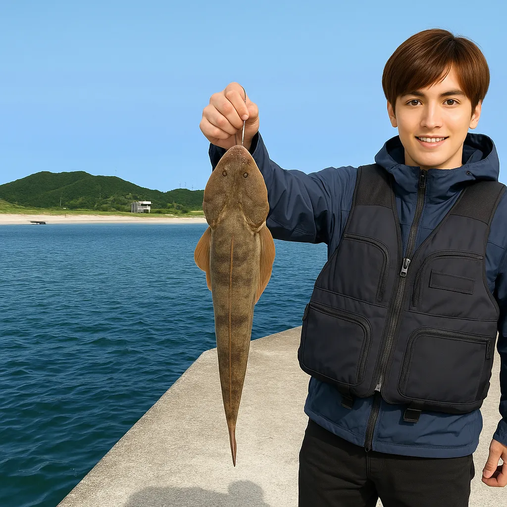 八木の鼻でマゴチの釣果を得た久良木.webp