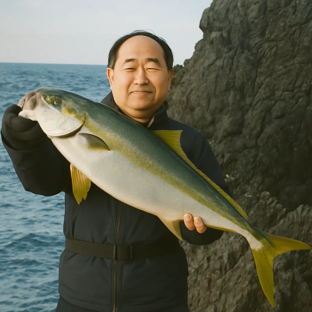 加唐島でカゴ釣りの釣果を得た持田.webp