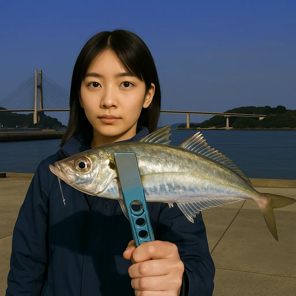 名護屋漁港でアジングの釣果を得た森永.webp