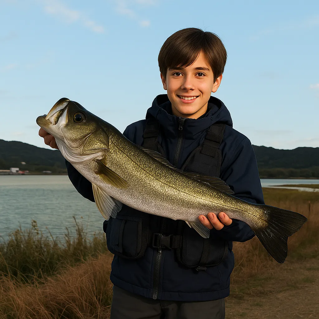 四万十川でシーバスの釣果を得た久良木.webp