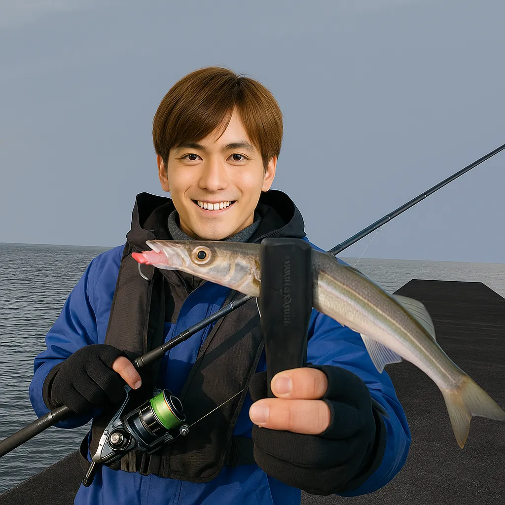 宇佐一文字でカマスの釣果を得た久良木.webp