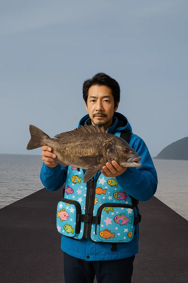 宇佐一文字でチヌの釣果を得た佐々木.webp