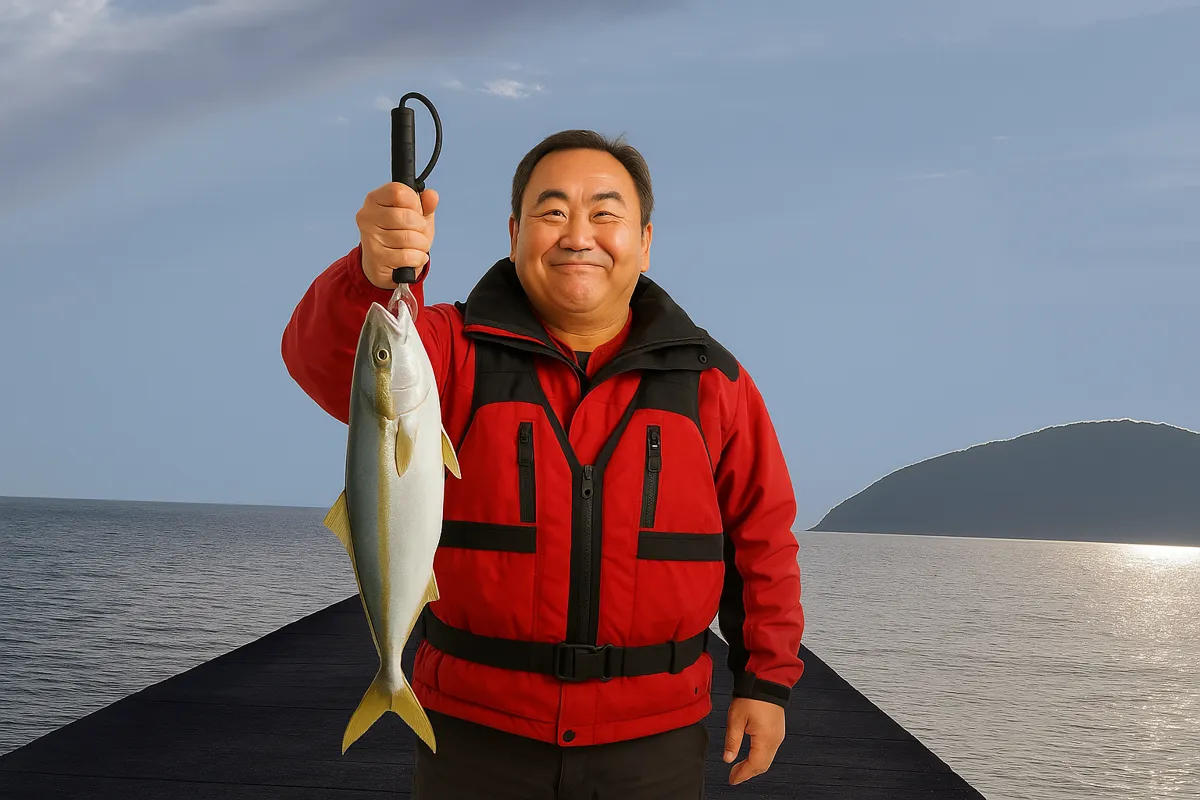 宇佐一文字でハマチの釣果を得た持田.webp