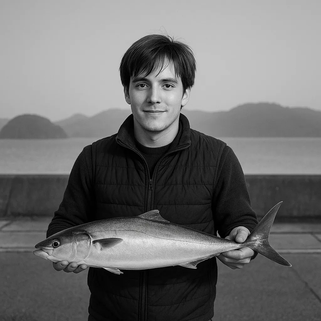 対馬で青物の釣果を得た久良木.webp