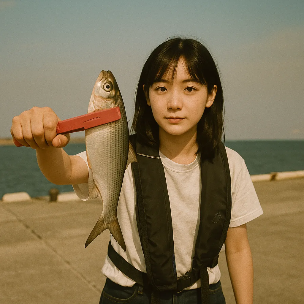 島原新港.でコノシロの釣果を得た国生.webp