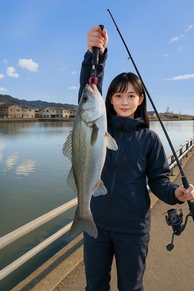 川棚港でシーバスの釣果を得た国生.webp
