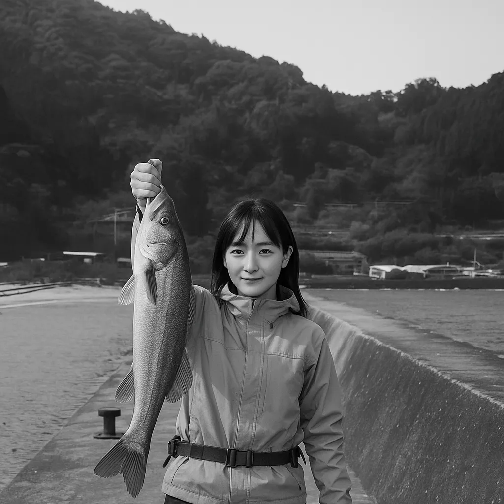 平国港でシーバスの釣果を得た国生.webp