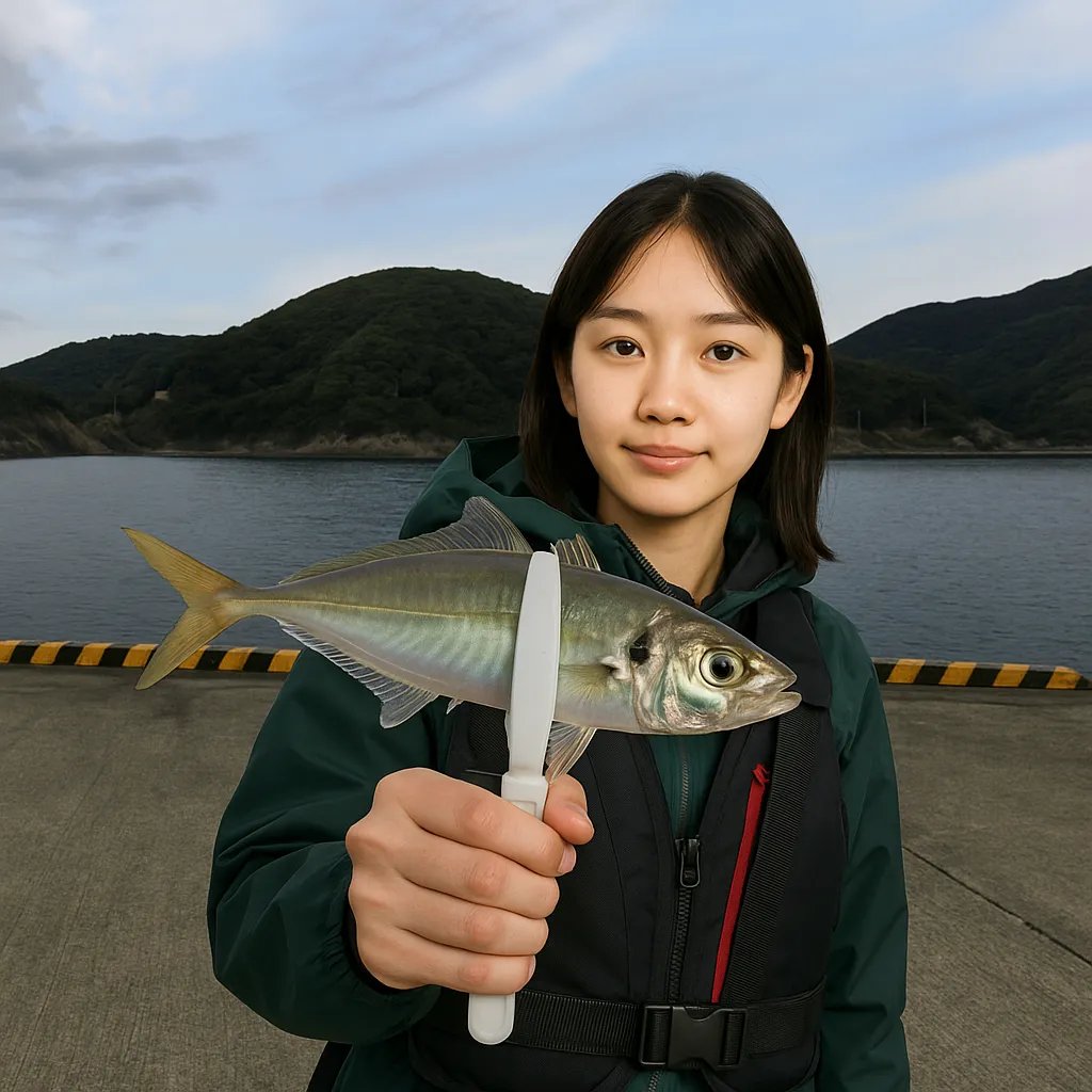 恵比須浜岸壁でアジングの釣果を得た森永.webp