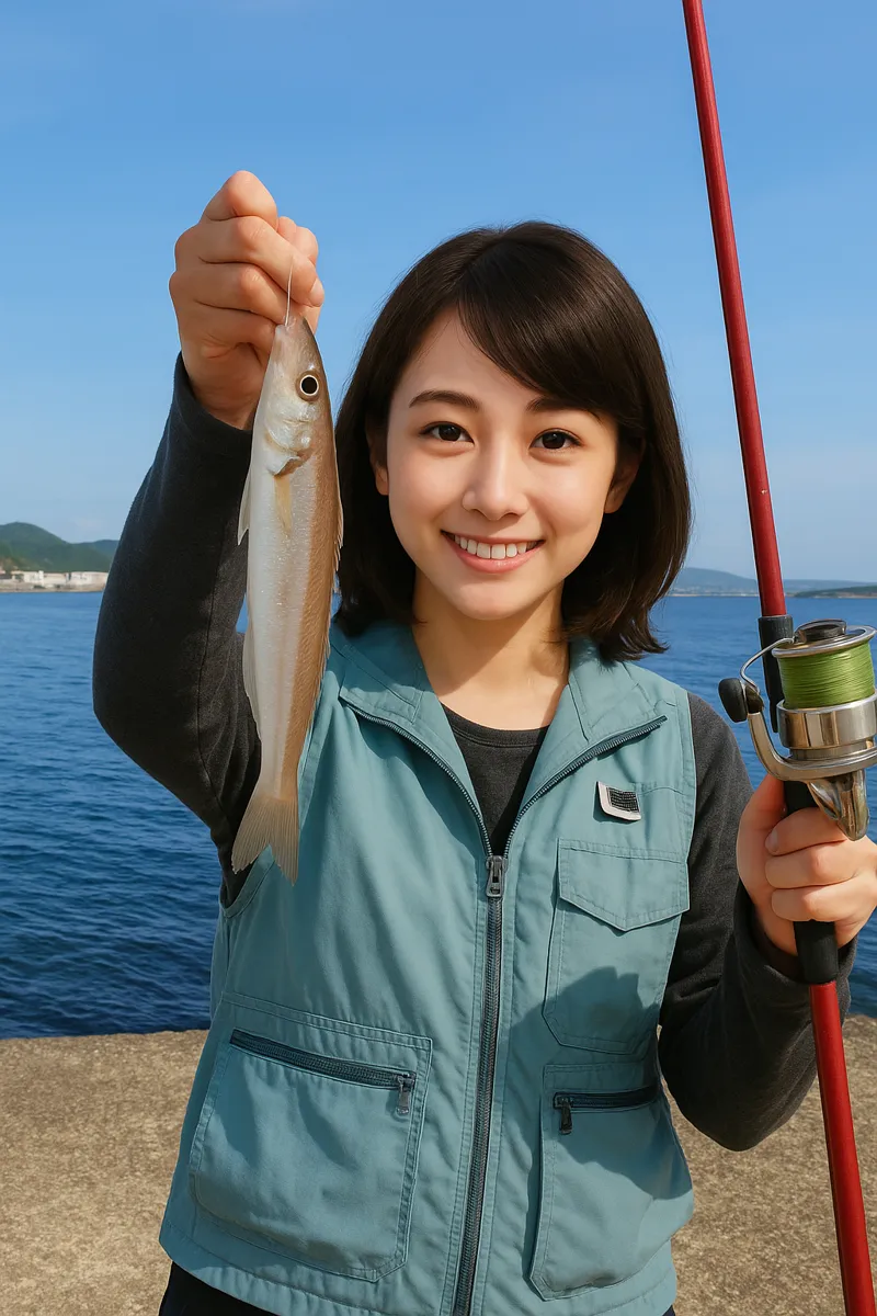 時津七工区でシロギスの釣果を得た西岡.webp