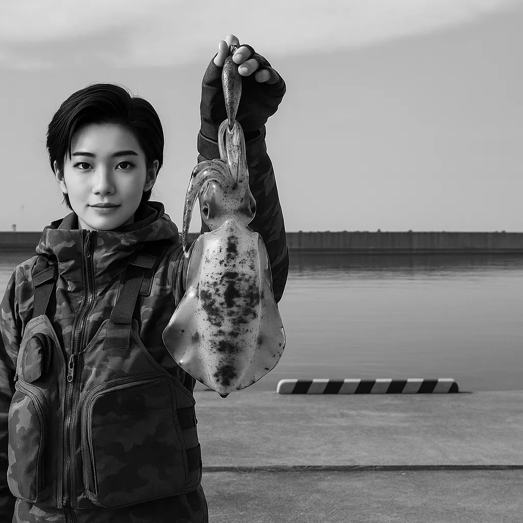 有喜漁港.でアオリイカの釣果を得た佐伯.webp