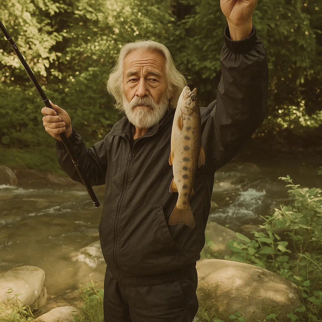 杣の里渓流公園.でヤマメの釣果を得た米田.webp