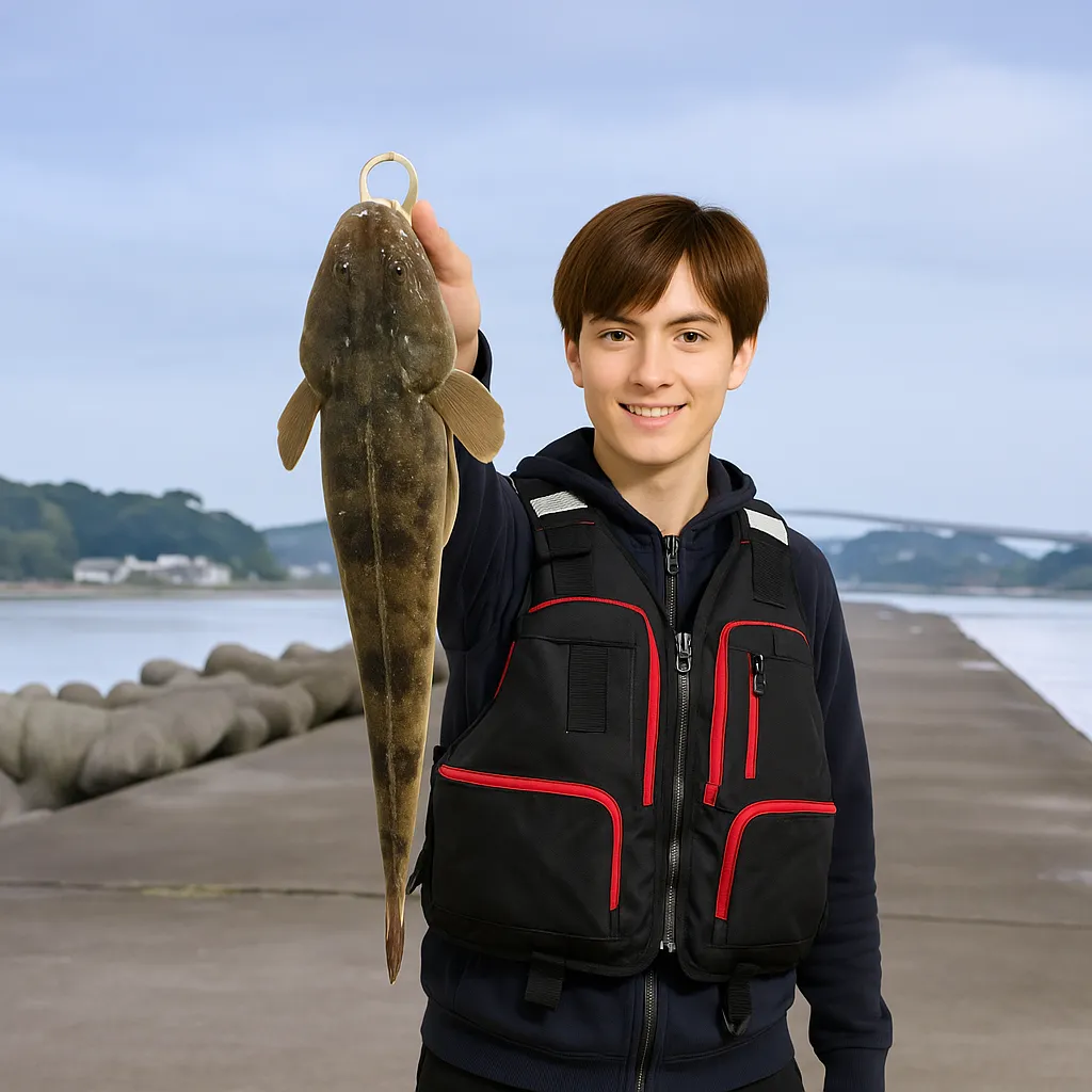 桂浜突堤でマゴチの釣果を得た久良木.webp