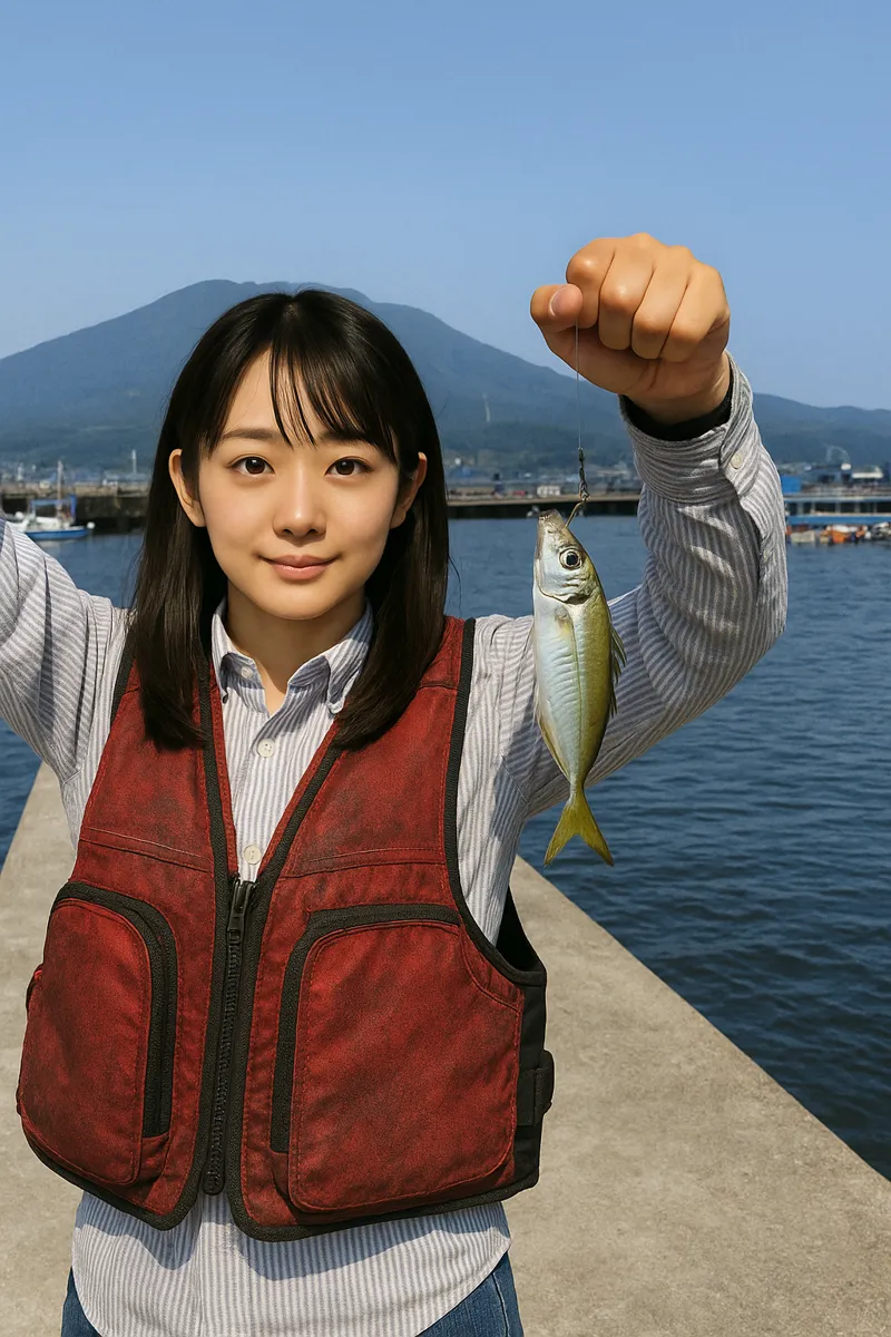 樋合新港でアジの釣果を得た国生.webp