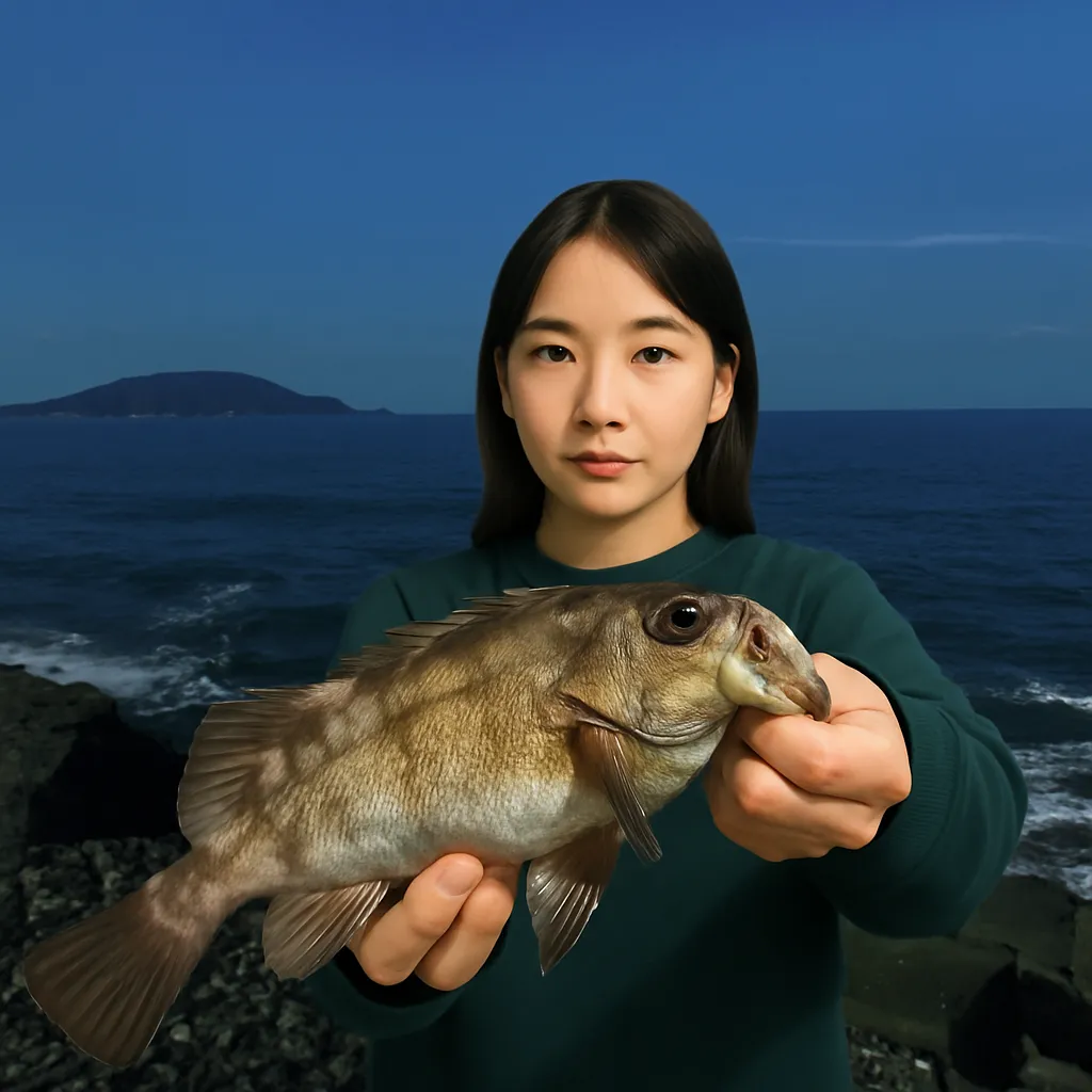 毘沙門山下でメバルの釣果を得た森永.webp