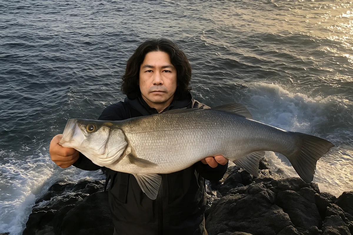 生月島でヒラスズキの釣果を得た岸本.webp