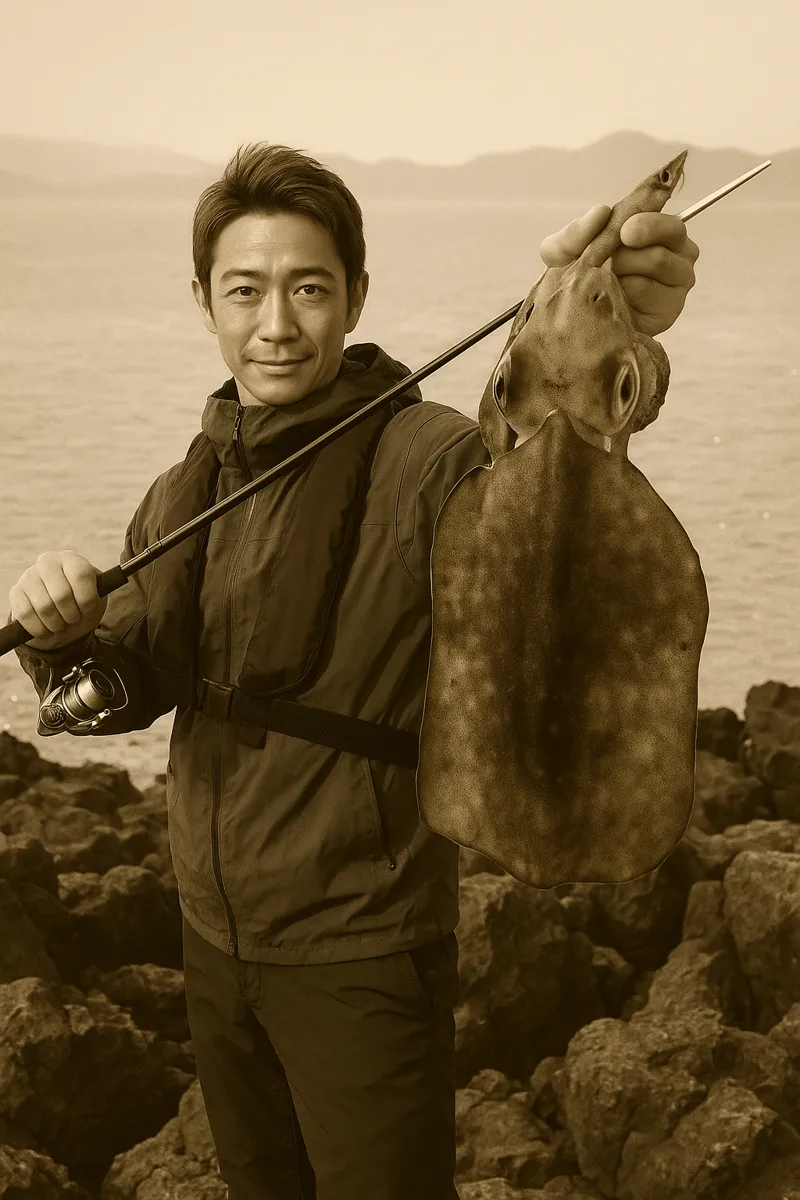 田ノ崎でエギングの釣果を得た亀岡.webp