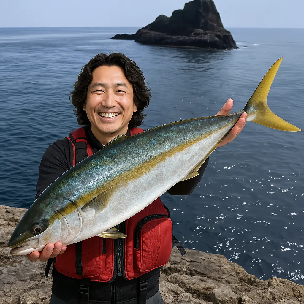 男女群島でヒラマサの釣果を得た岸本.webp