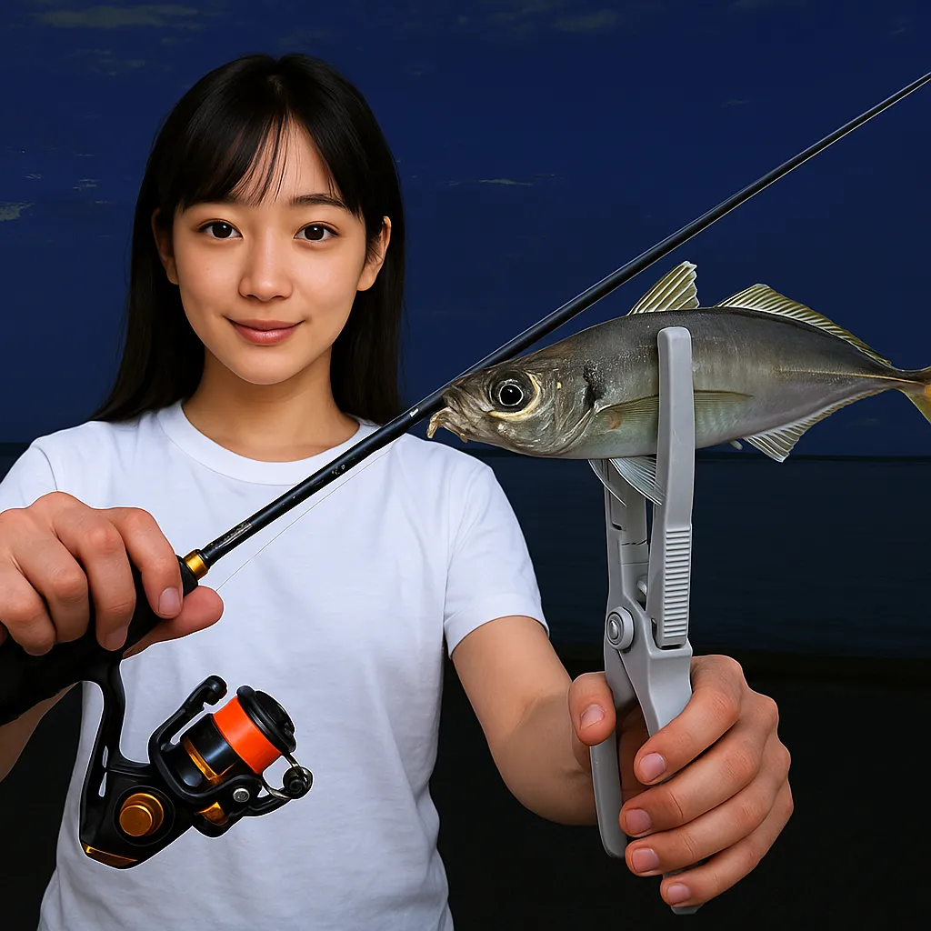 箱崎埠頭でアジングの釣果を得た国生.webp
